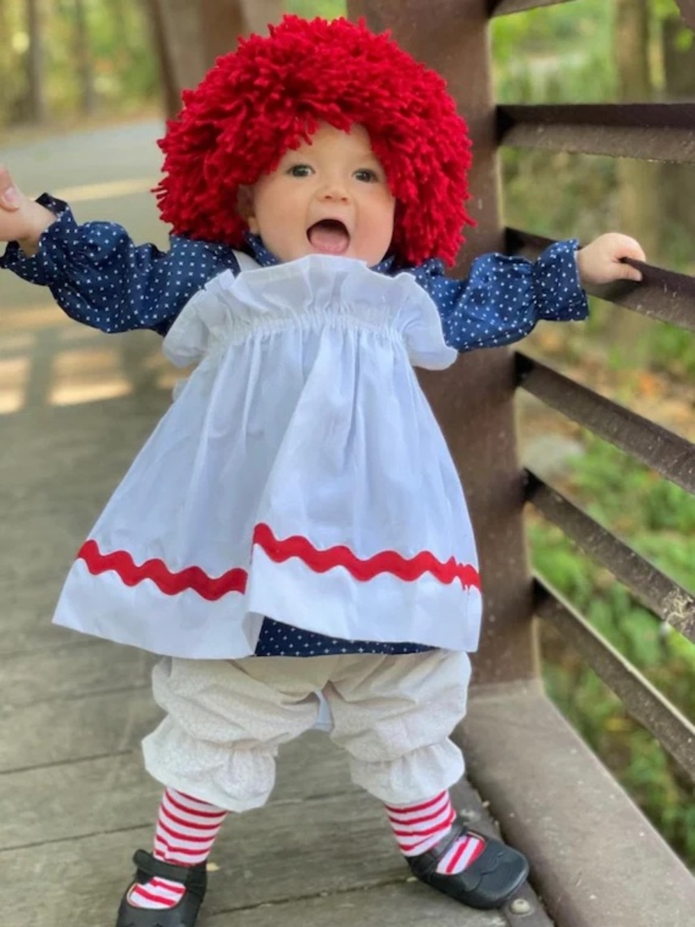Halloween Costumes | Toddler Rag Doll Raggedy Ann Costume | Size 18 Months